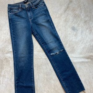 Paige Jacqueline Straight Crop jean, sz 26.